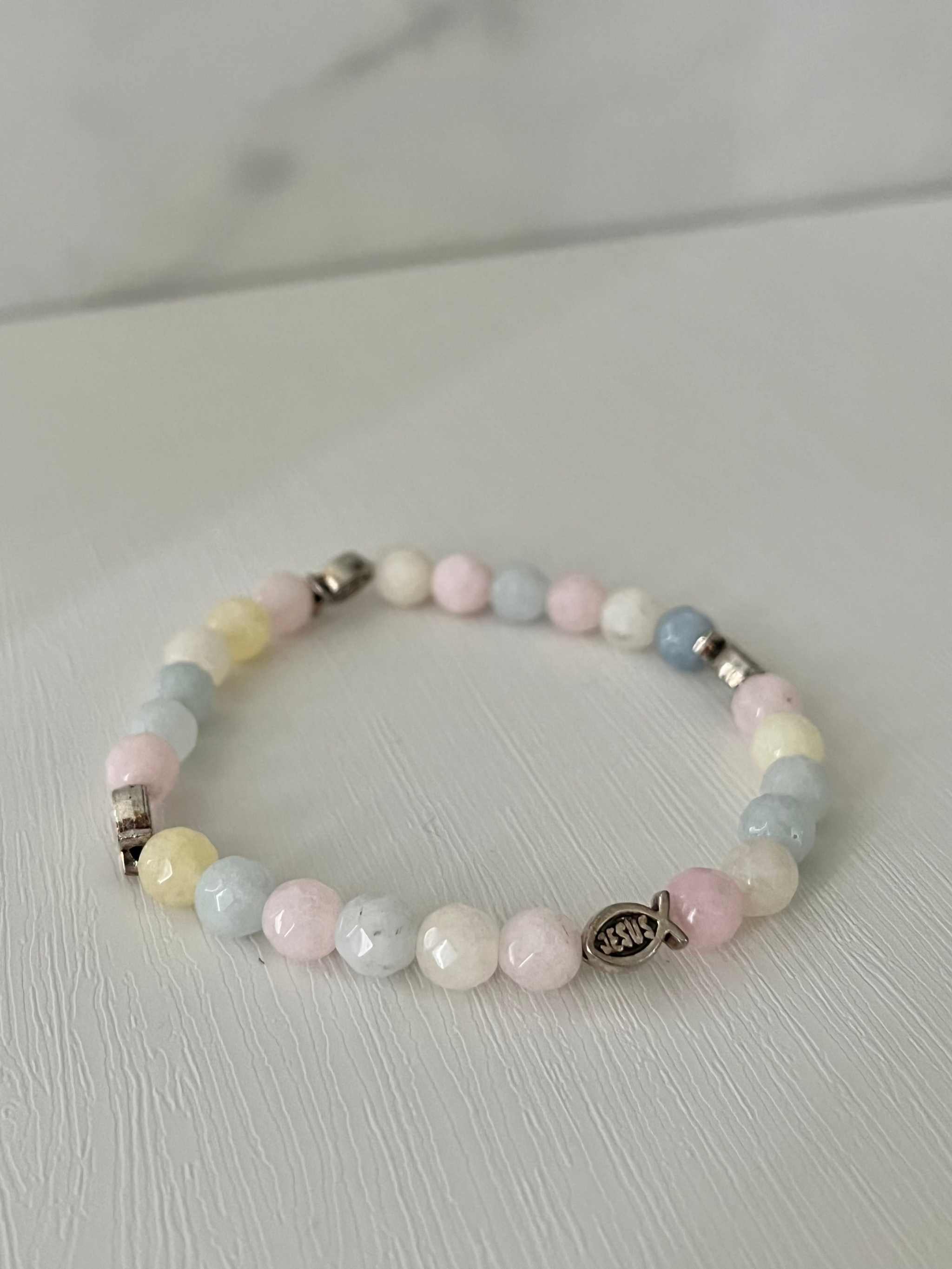 Multicolor Bead Bracelet – Handmade Christian Jewelry