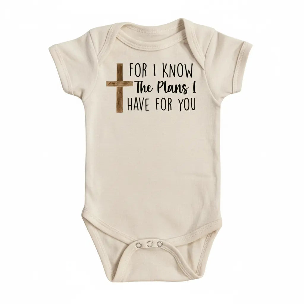 Religious Gods Plans Newborn Baby Onesie® Bodysuit