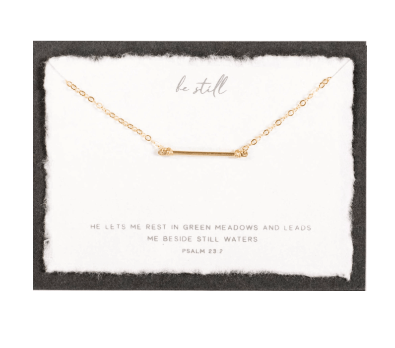 Be Still | Christian Necklace | Psalm
