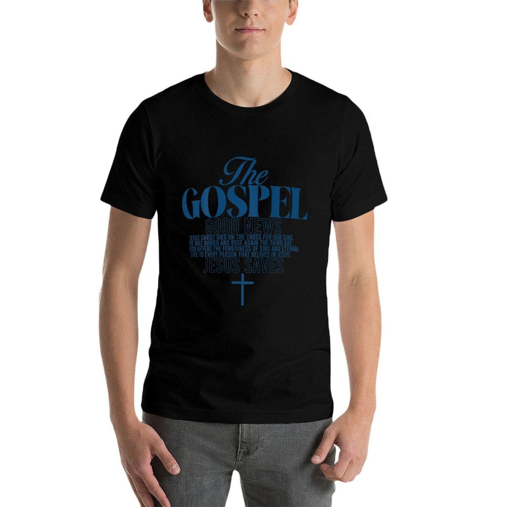 The Gospel Jesus Saves Christian Bible Verse  Vintage-inspired T-Shirt